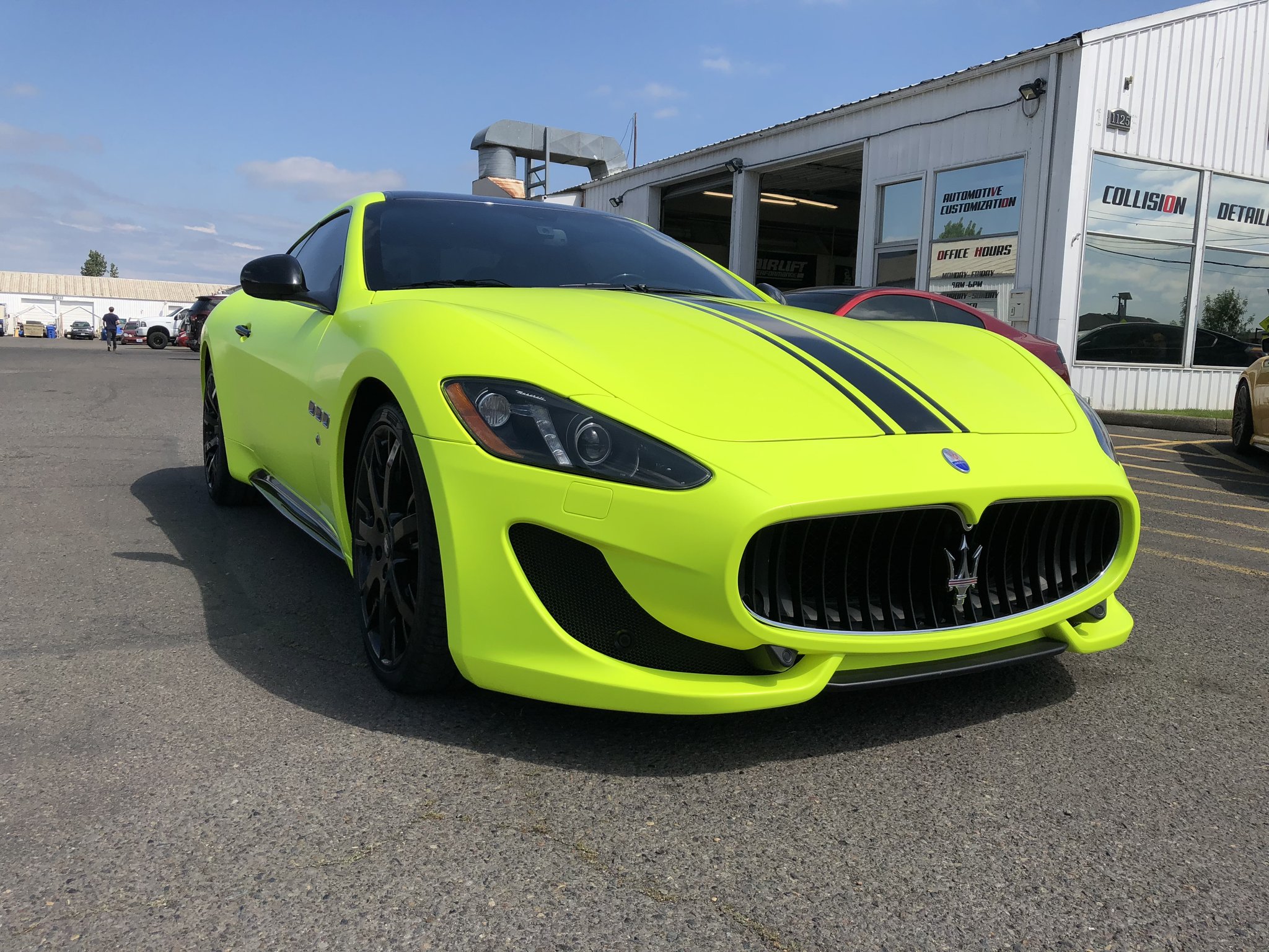 Metrorestyling On Maserati Gt Wrapped In 3mfilms