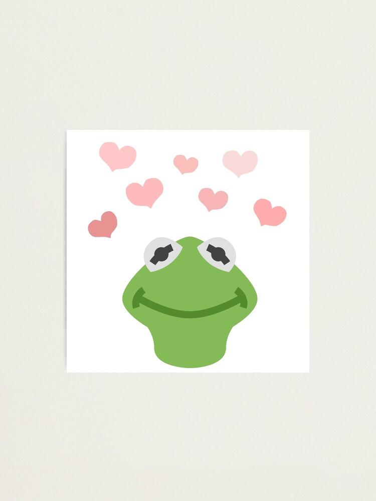Kermit The Frog Heart Meme Photographic Print For Sale By