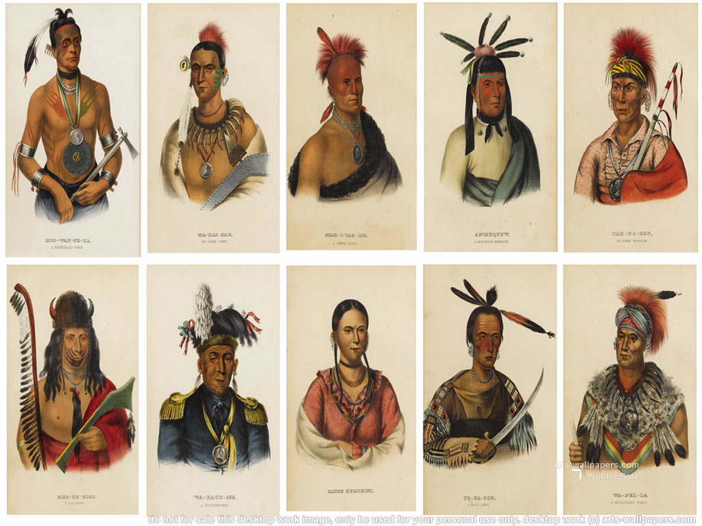 Native Americans Wallpaper American Art Paintings Prints