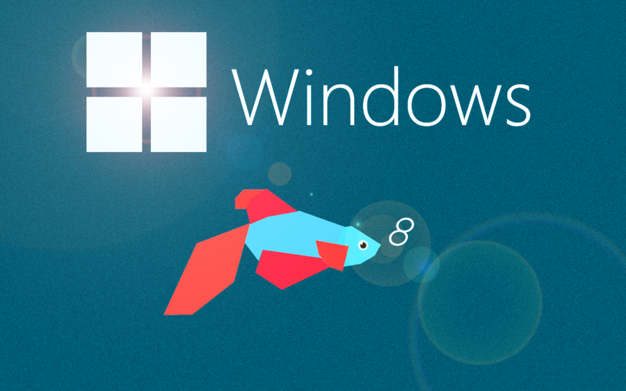 Windows With Beta Fish By Cyogesh56