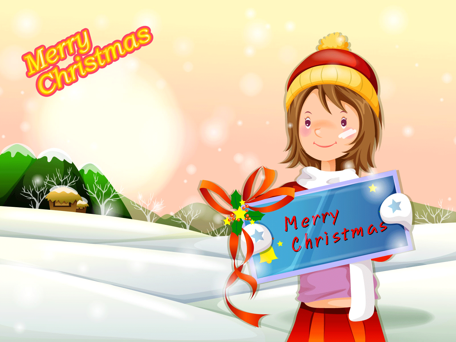  Christmas Cartoon Wallpapers Cartoon Character Pictures Cute