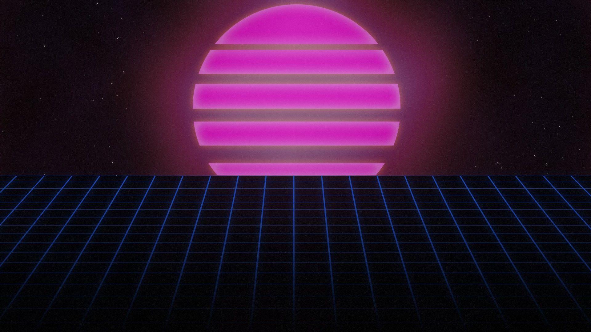 80s Sunset by AllieG3X on Retro 80s Wallpapers Neon