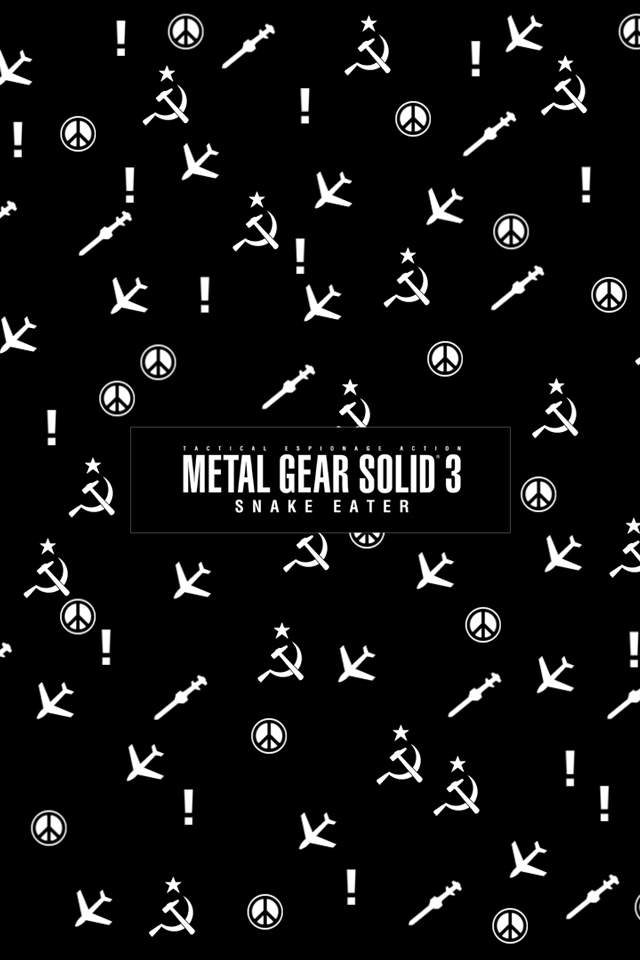 Metal Gear Solid iPhone Black By Atlevel1alt