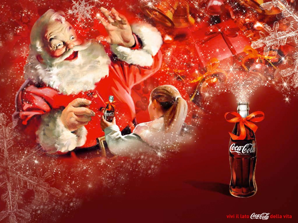 Santa Claus Coca Cola Wallpaper Pin Xmas