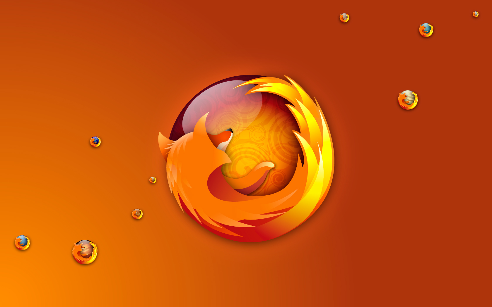 Firefox Bubbles Wallpaper HD
