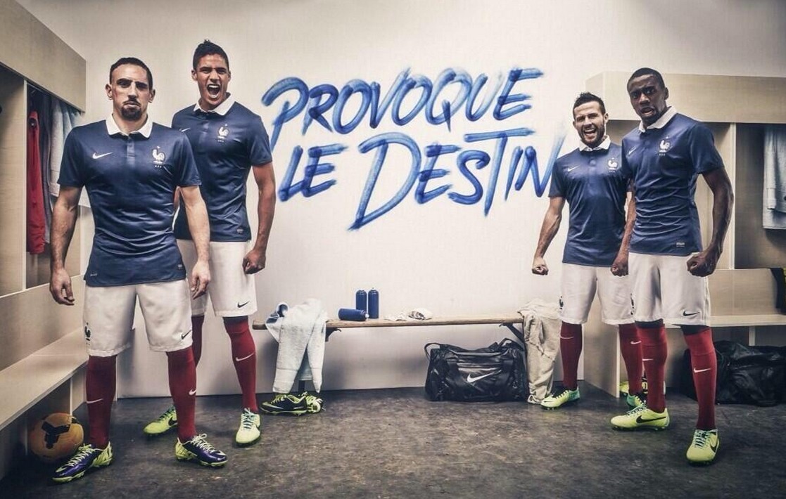 Maillot de lquipe de France Nike prsente sa version