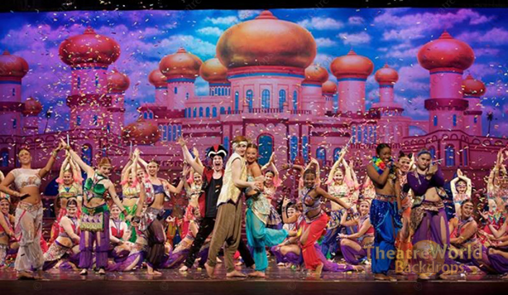 Agrabah Palace Exterior Backdrop Rentals Theatreworld