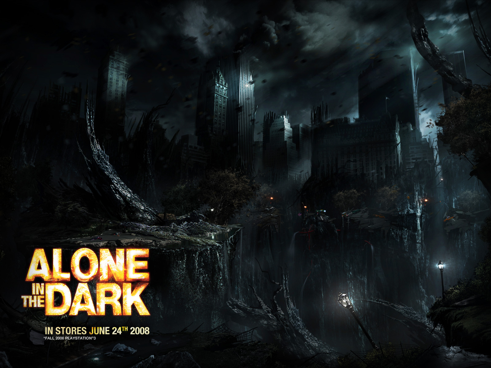 Dark City Alone Wallpaper Jpg