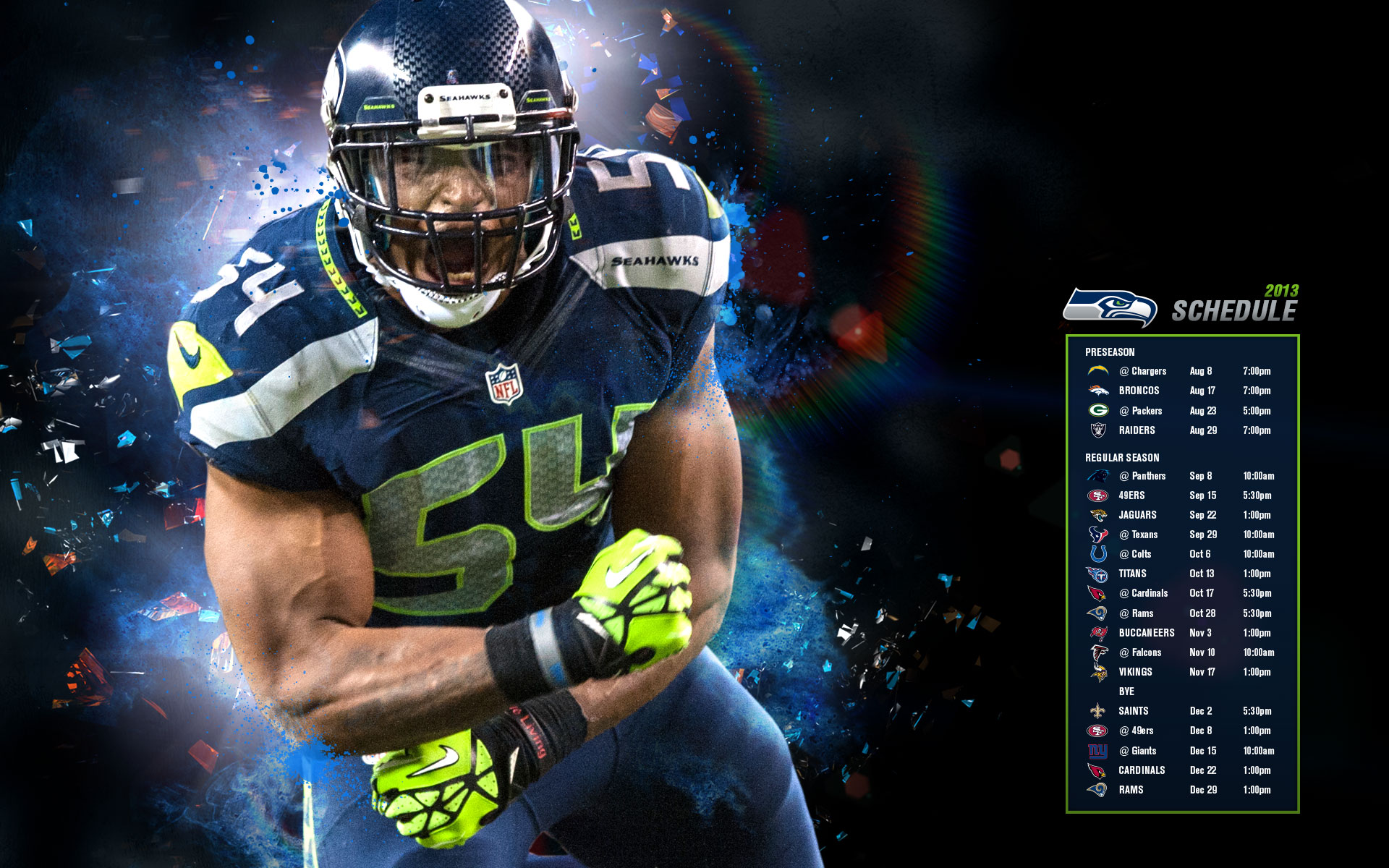 Seattle Seahawks HD Desktop Wallpaper