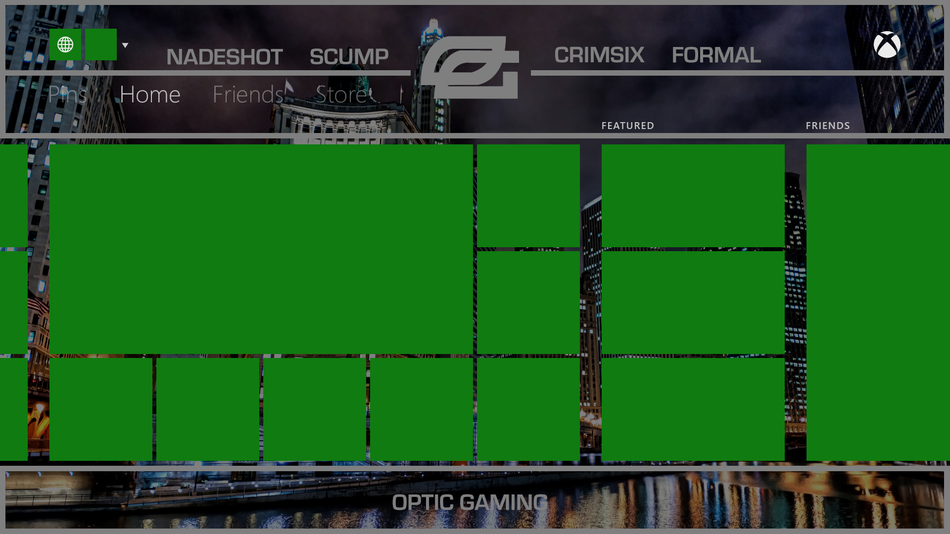 Ing New Optic Gaming Xbox One Dashboard Background By Confmck