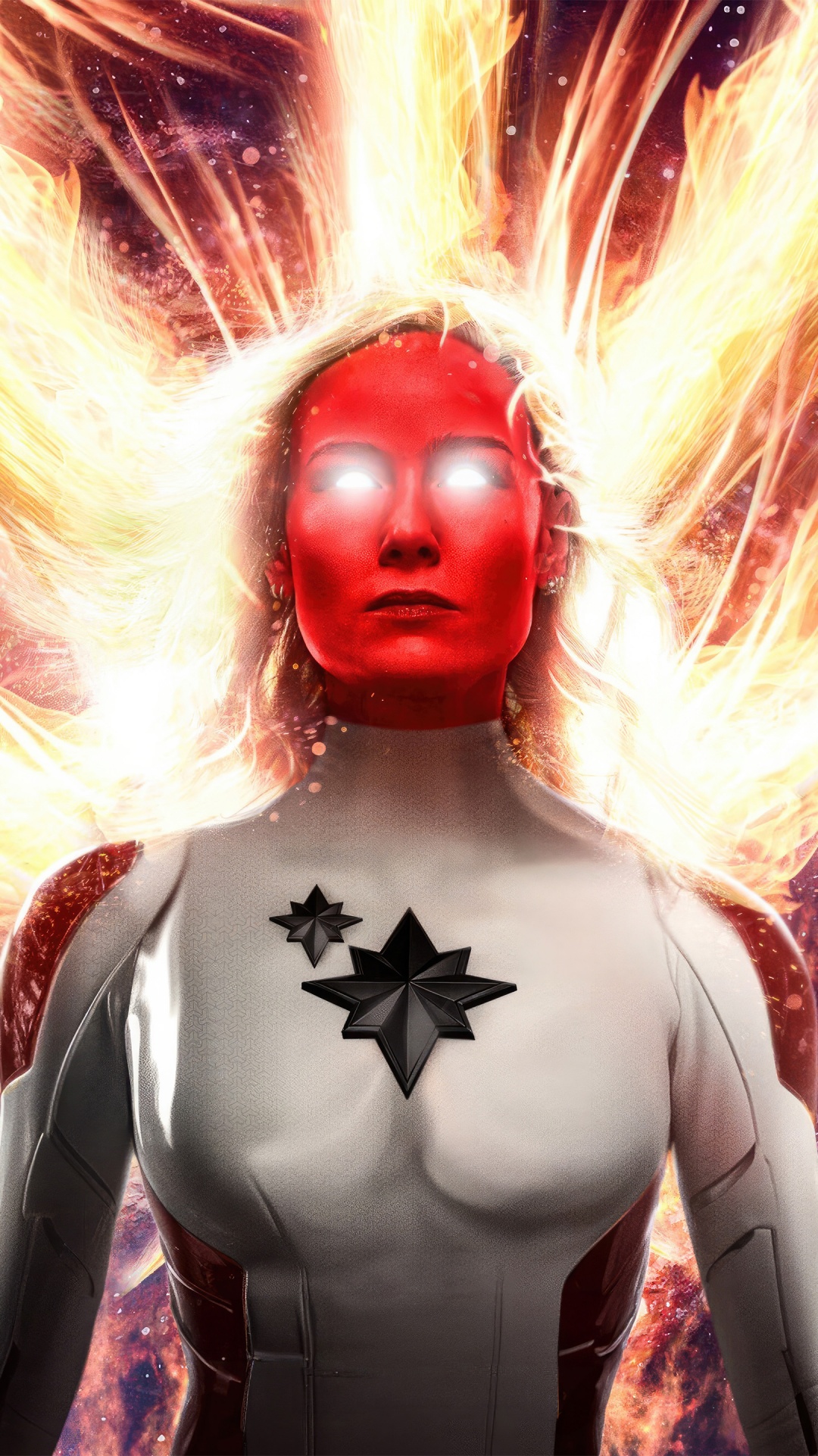 Captain Marvel Wallpaper 4k Binary Carol Danvers 5k