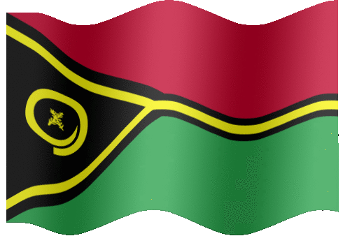 Waving Animated Flag Of Vanuatu Gif