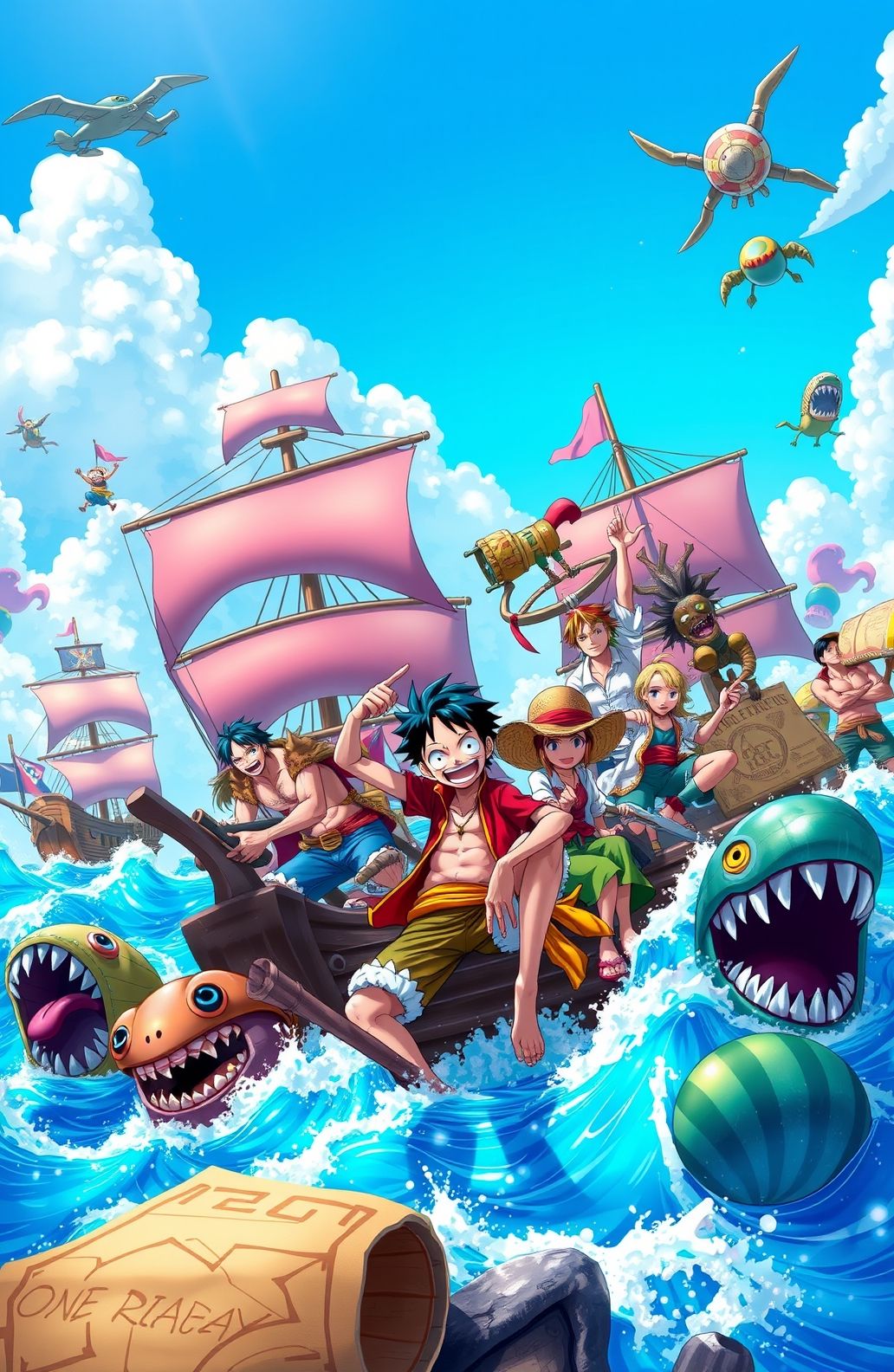 One Piece Manga Wallpaper