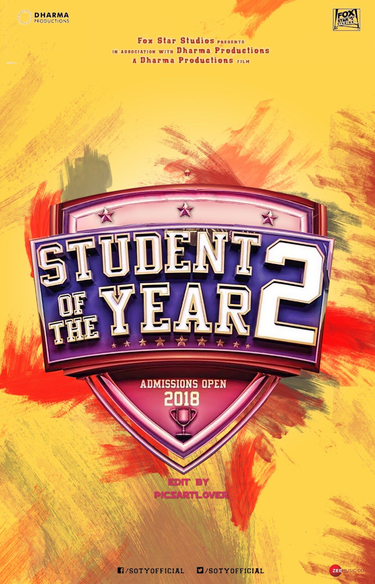Student Of Year Movie Poster Background Png In Picsart