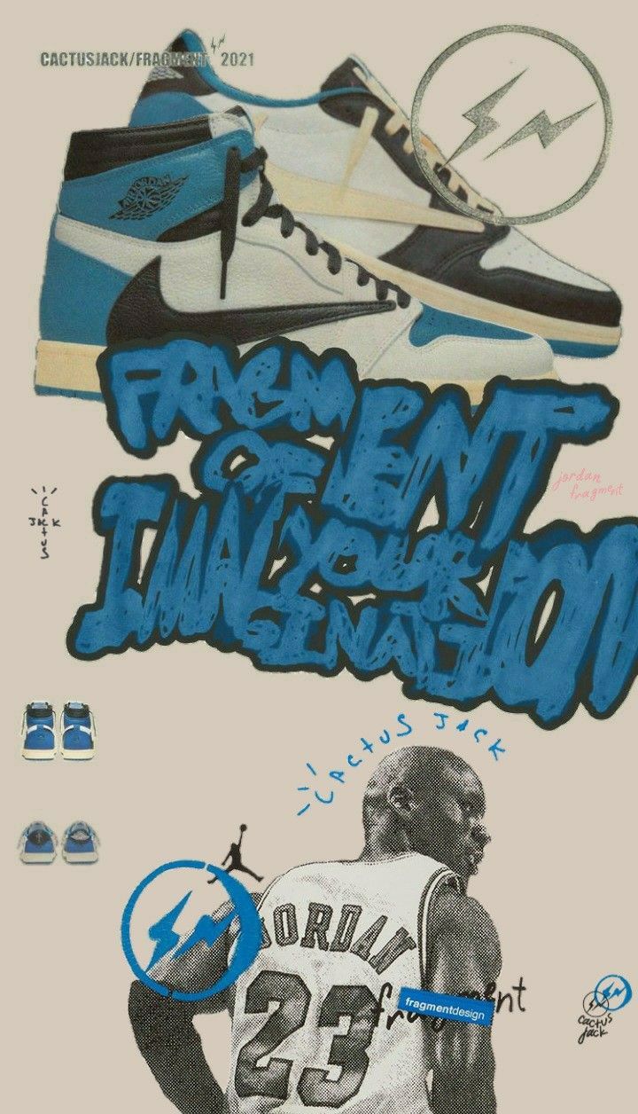 Travis Scott X Fragment Design Jordan Wallpaper In
