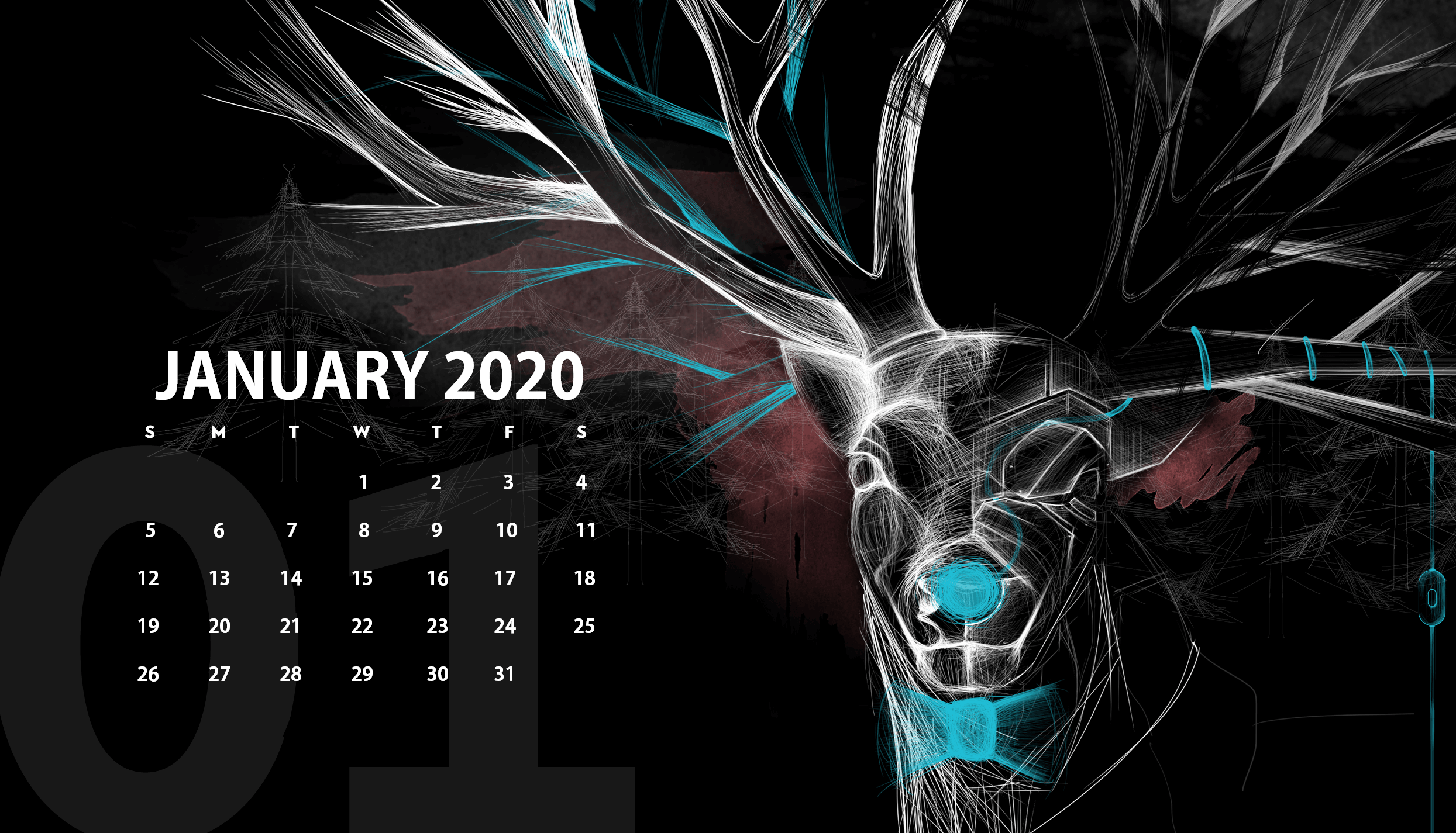 Desktop 2020 Calendar Wallpaper Calendar 2019