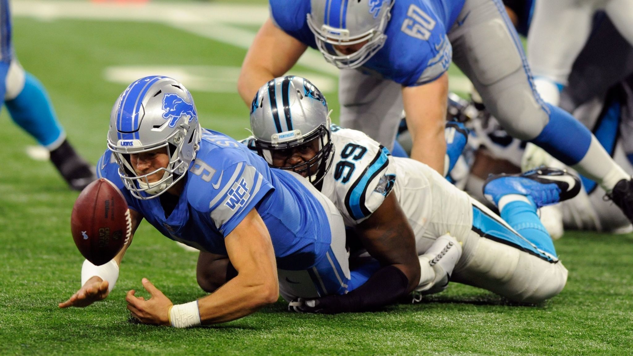 Lions News Qb Matthew Stafford Injured Hamstring Ankle On Sunday