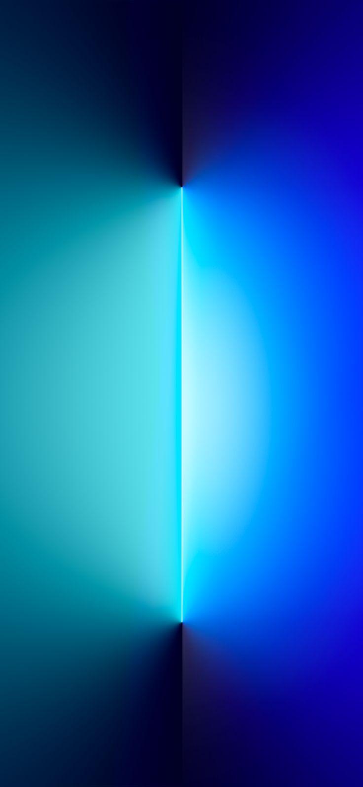 Blue Light Gradient By Hk3ton Original iPhone Wallpaper