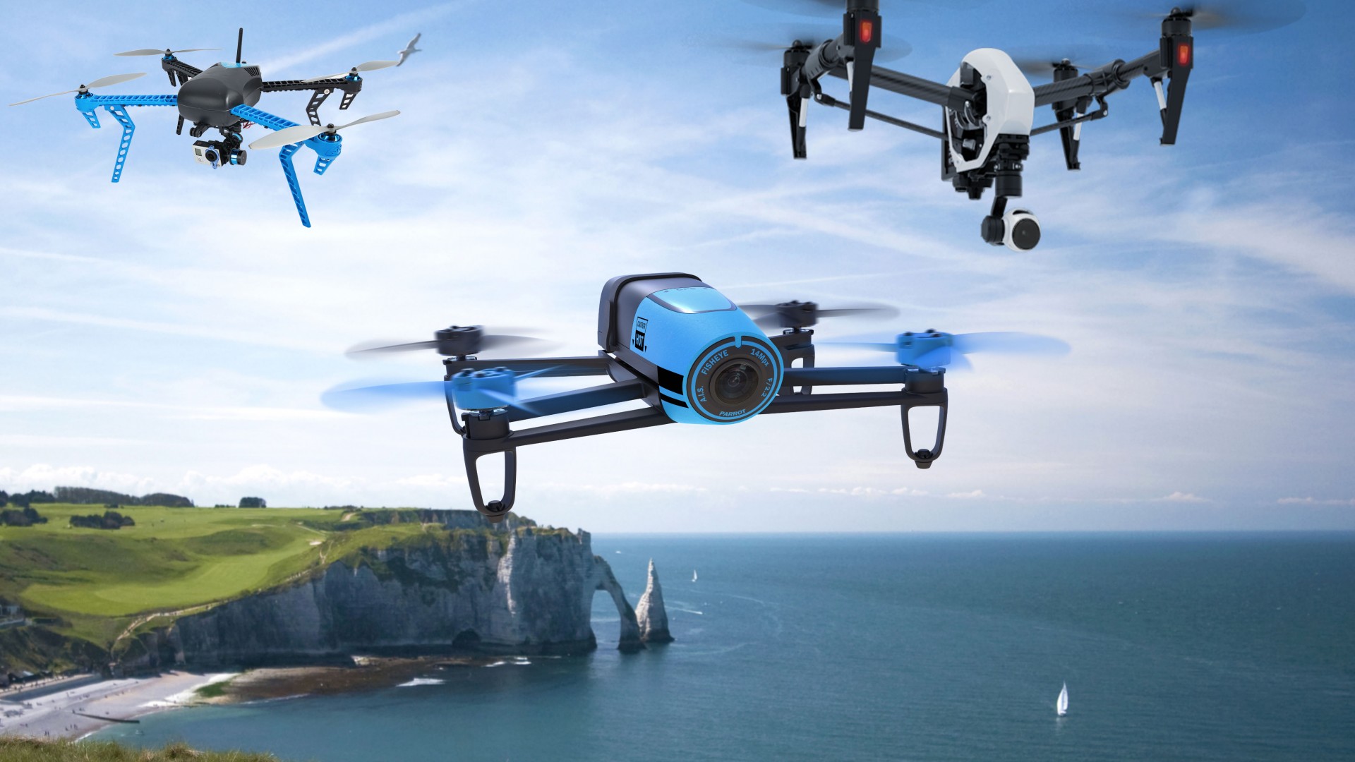 Parrot Bebop Dji Inspire One Drone Quadcopter Hi Tech News