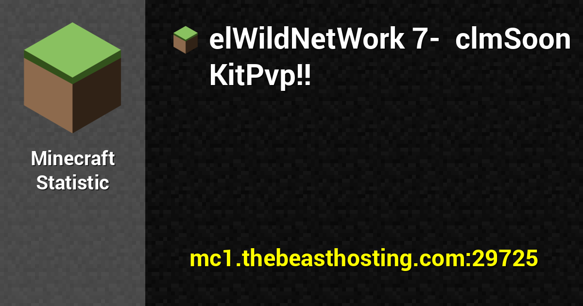Userbars For Elwildwork Clmsoon Kitpvp Mc1