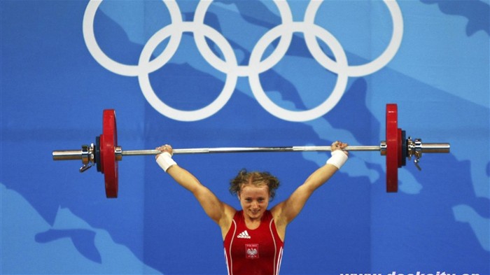 Beijing Olympics Weightlifting Wallpaper Pre