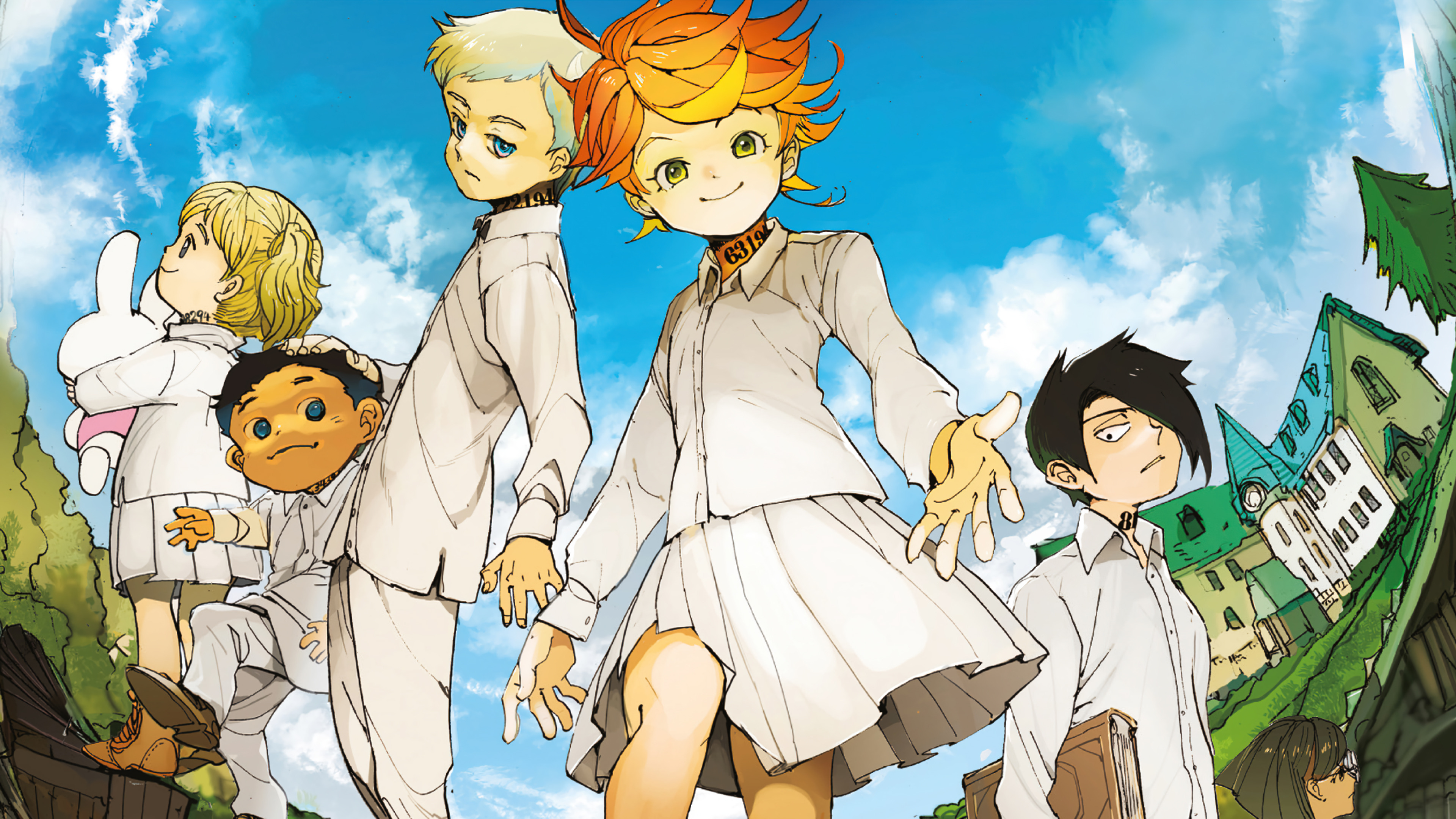 The Promised Neverland Emma Norman Ray HD 4k Wallpaper