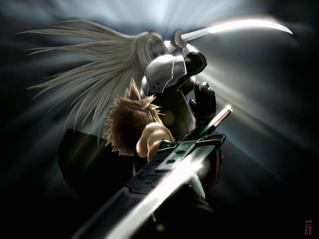 Cloud Strife Image V Sephiroth HD Wallpaper And