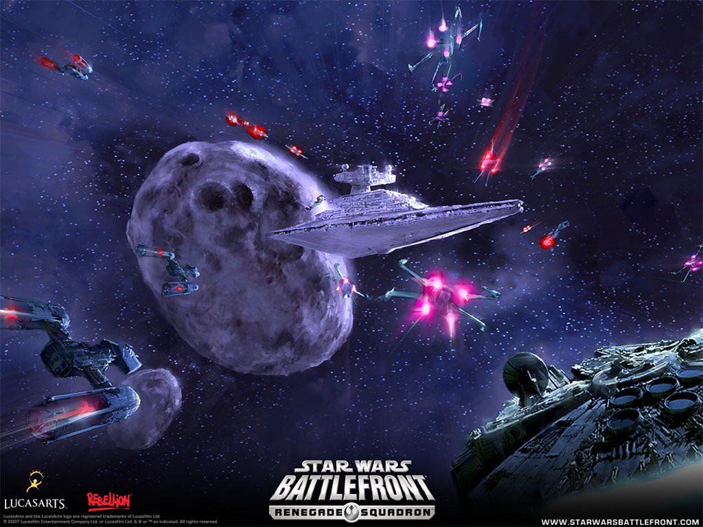 Star Wars Wallpaper Millenium Falcon Xwing
