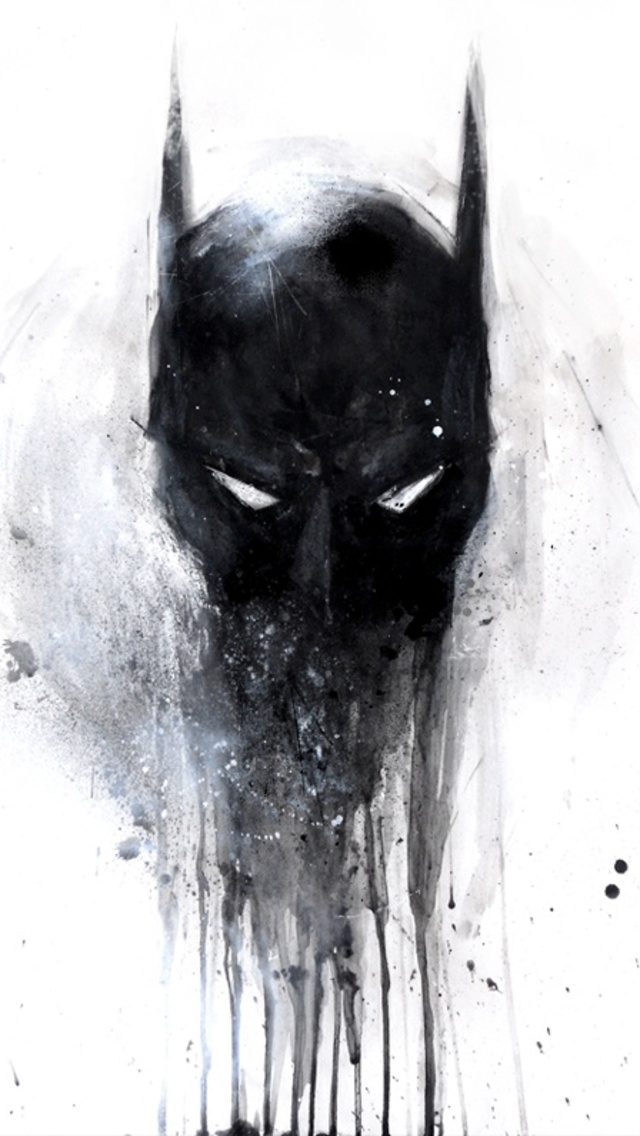 Search Batman Painting iPhone Wallpaper Tags Black Ink