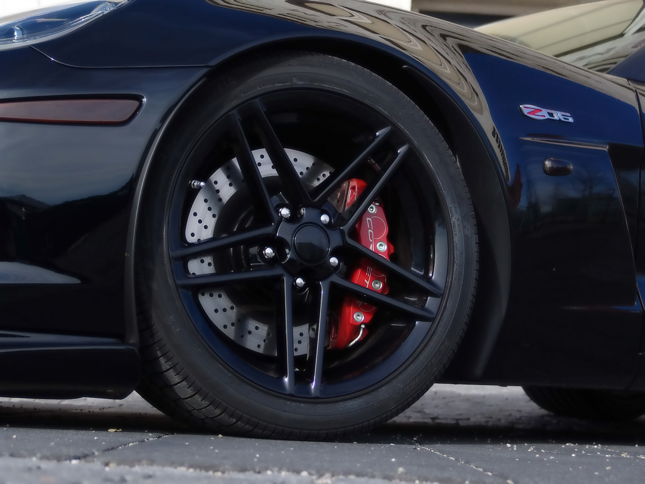 Geigercars Corvette Z06 Black Edition Wheel Wallpaper