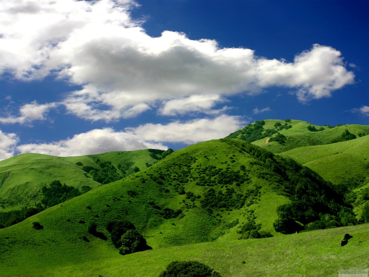 Green Hills Wallpaper WallpaperSafari