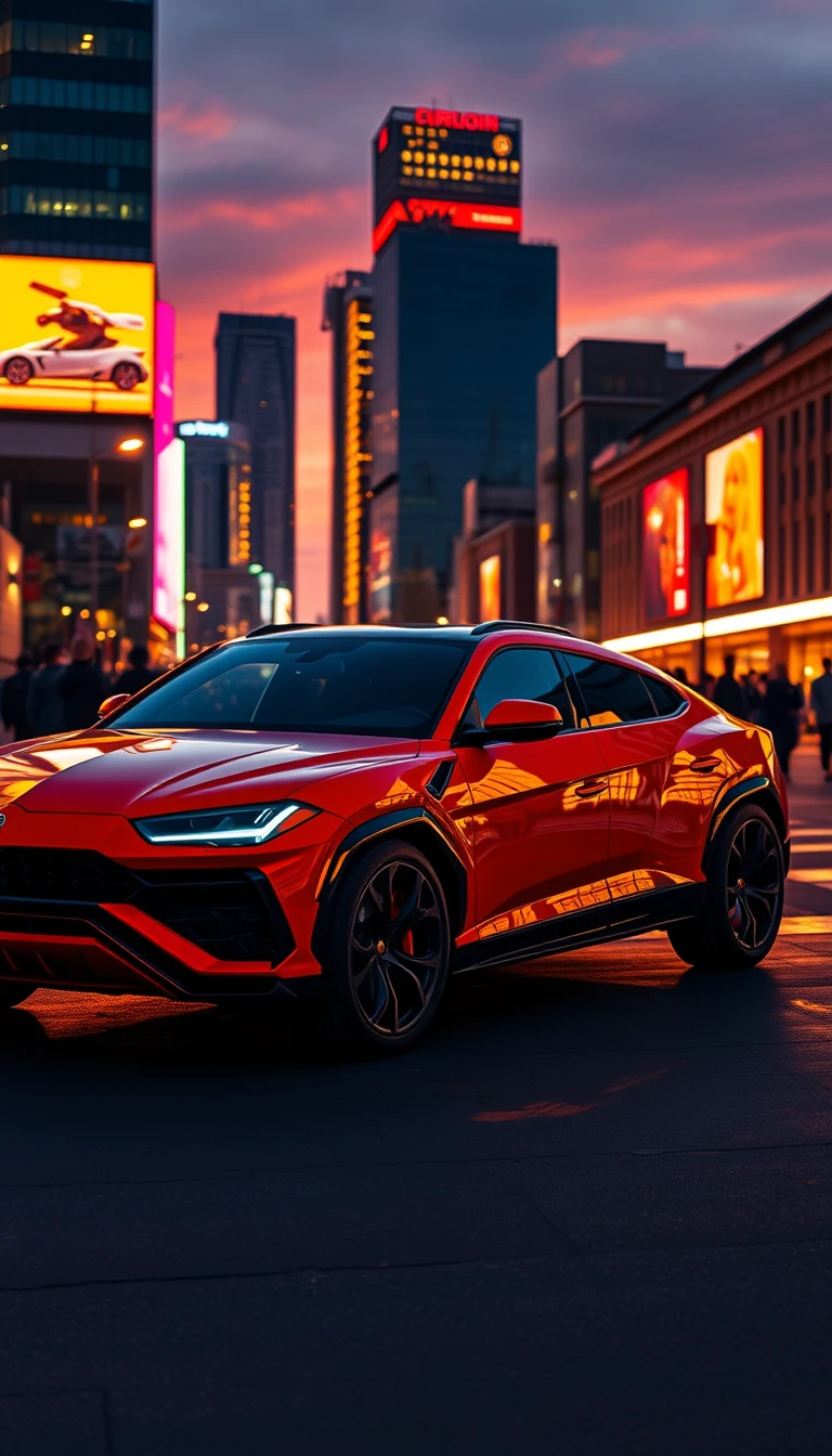Lamborghini Urus Phone Wallpaper