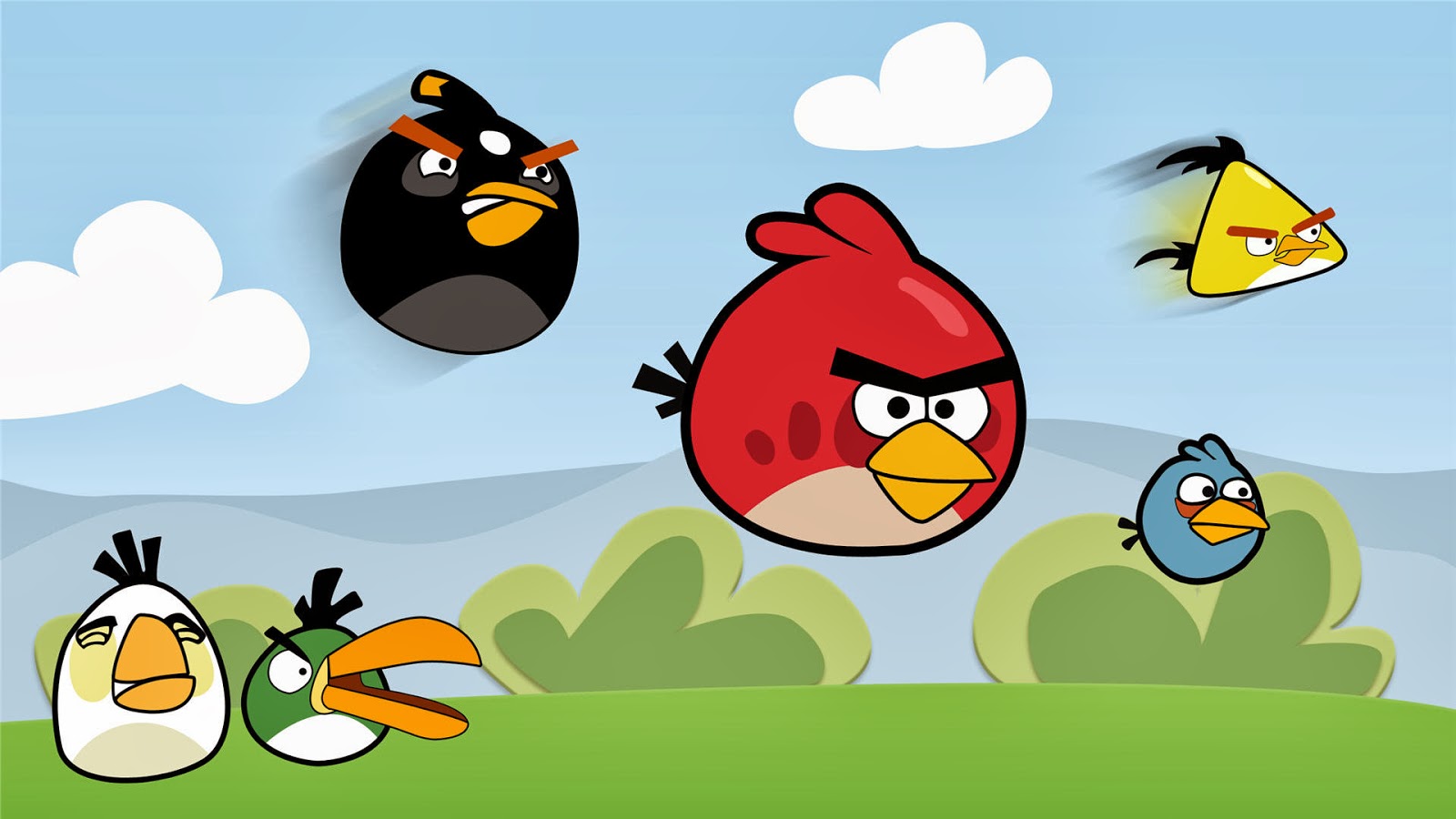 Angry Birds HD Wallpaper Image