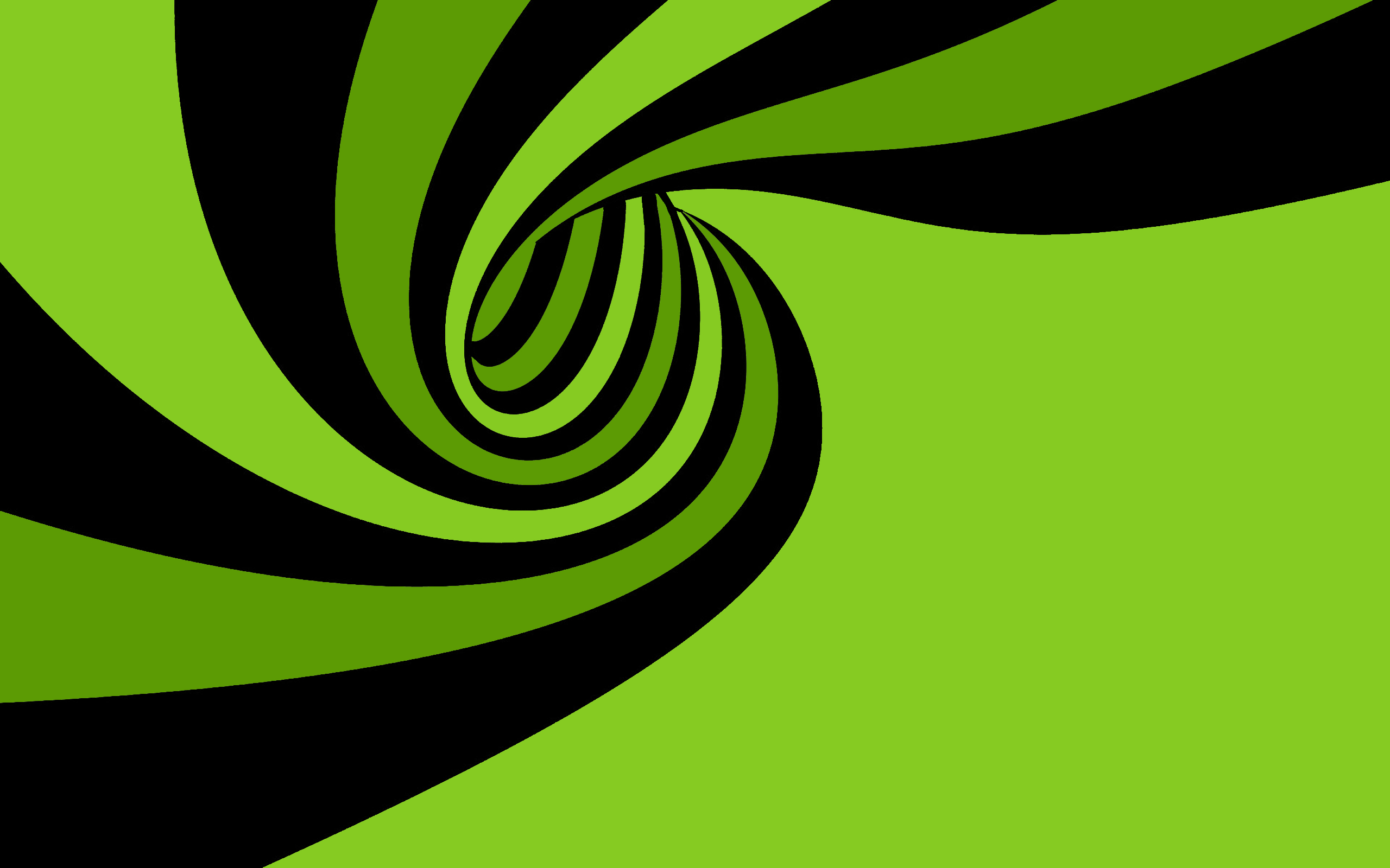 Green Image Spiral Wallpaper HD And Background
