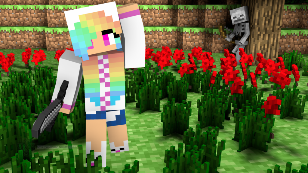 Girl Minecraft Skins Wallpapers - Wallpaper Cave