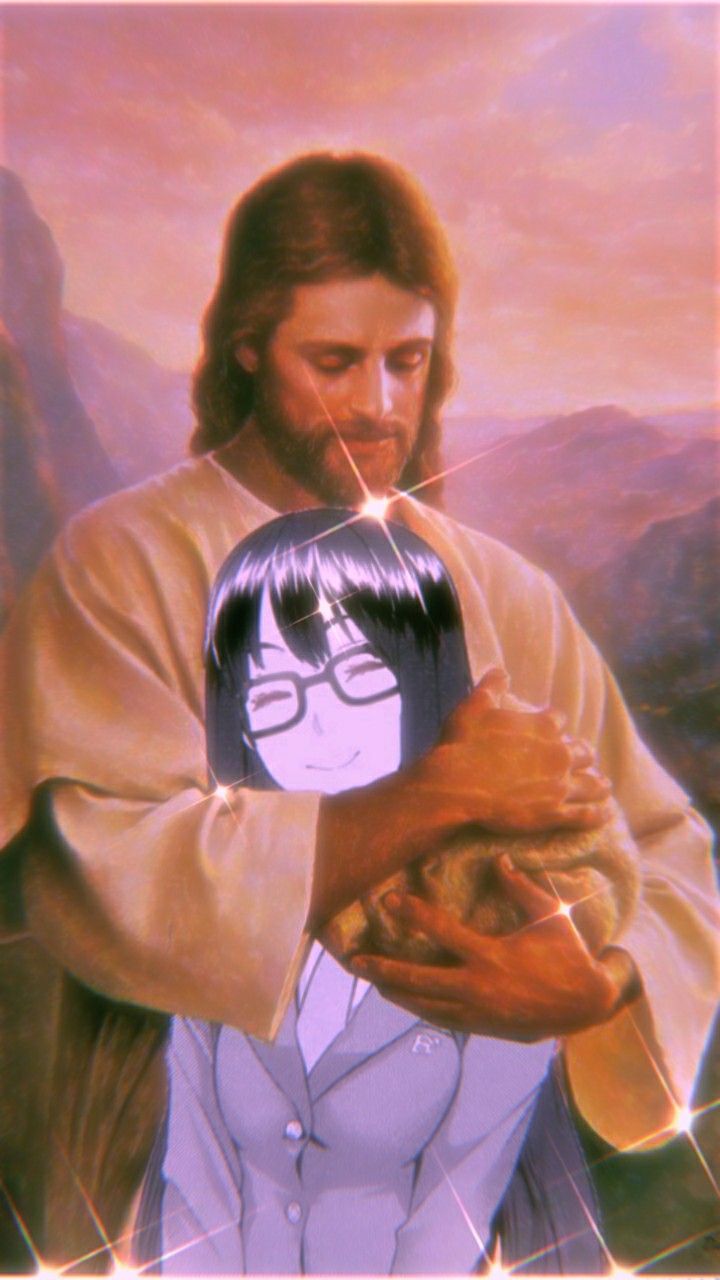 Jesus Loves Saki Yoshida Anime Butterfly Life Funny