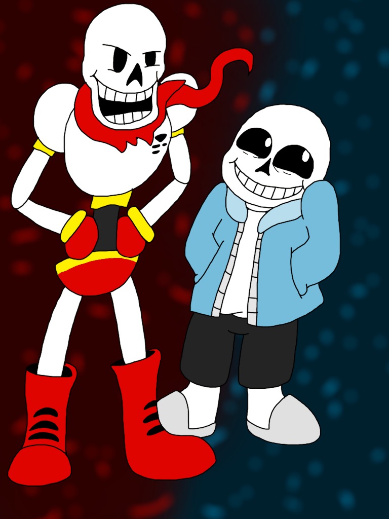 Papyrus And Sans By Shinysmeargle