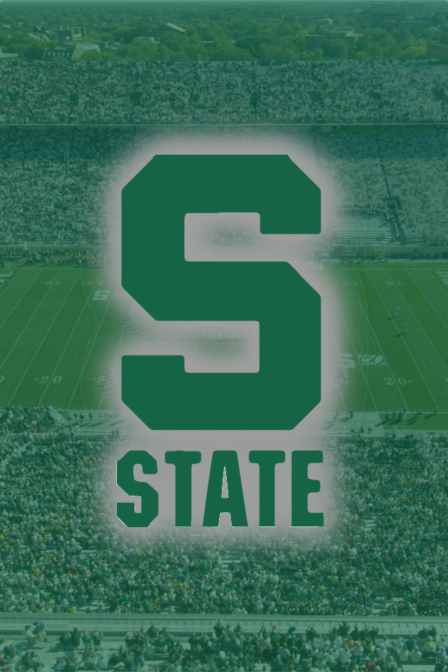 Michigan State iPhone 4S Wallpaper by neegus 640x960