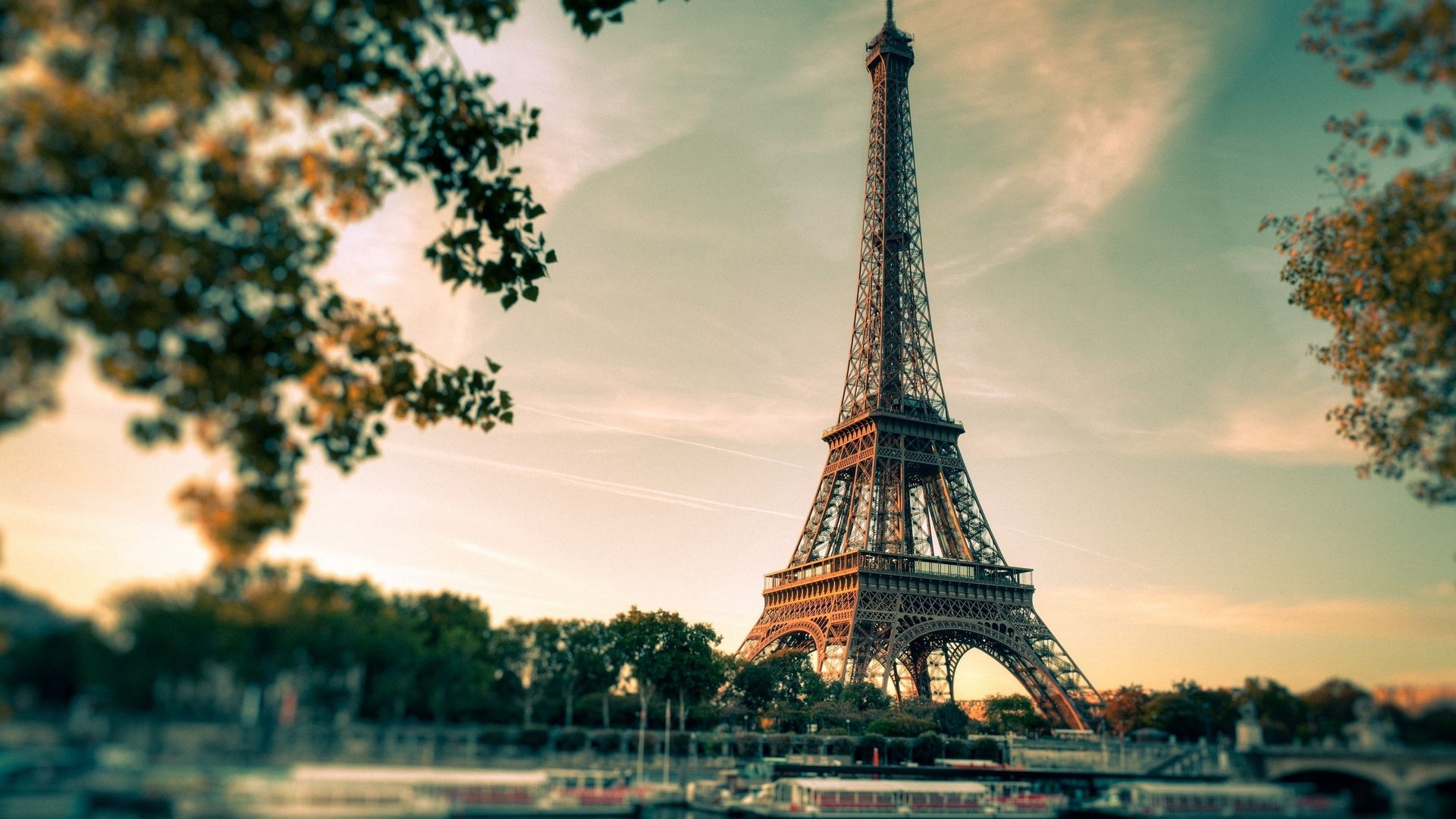 Paris France Landscape Desktop Wallpaper Top