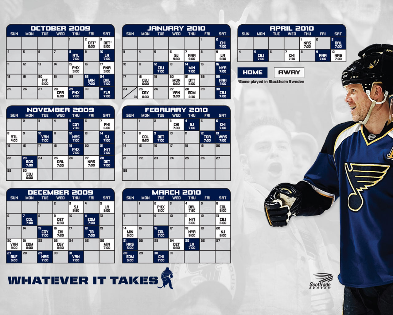 50+] St Louis Blues Schedule Wallpaper