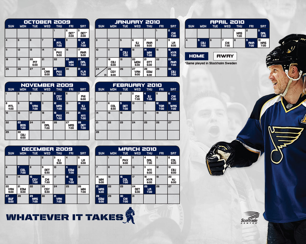 St Louis Blues 2024 Schedule Printable