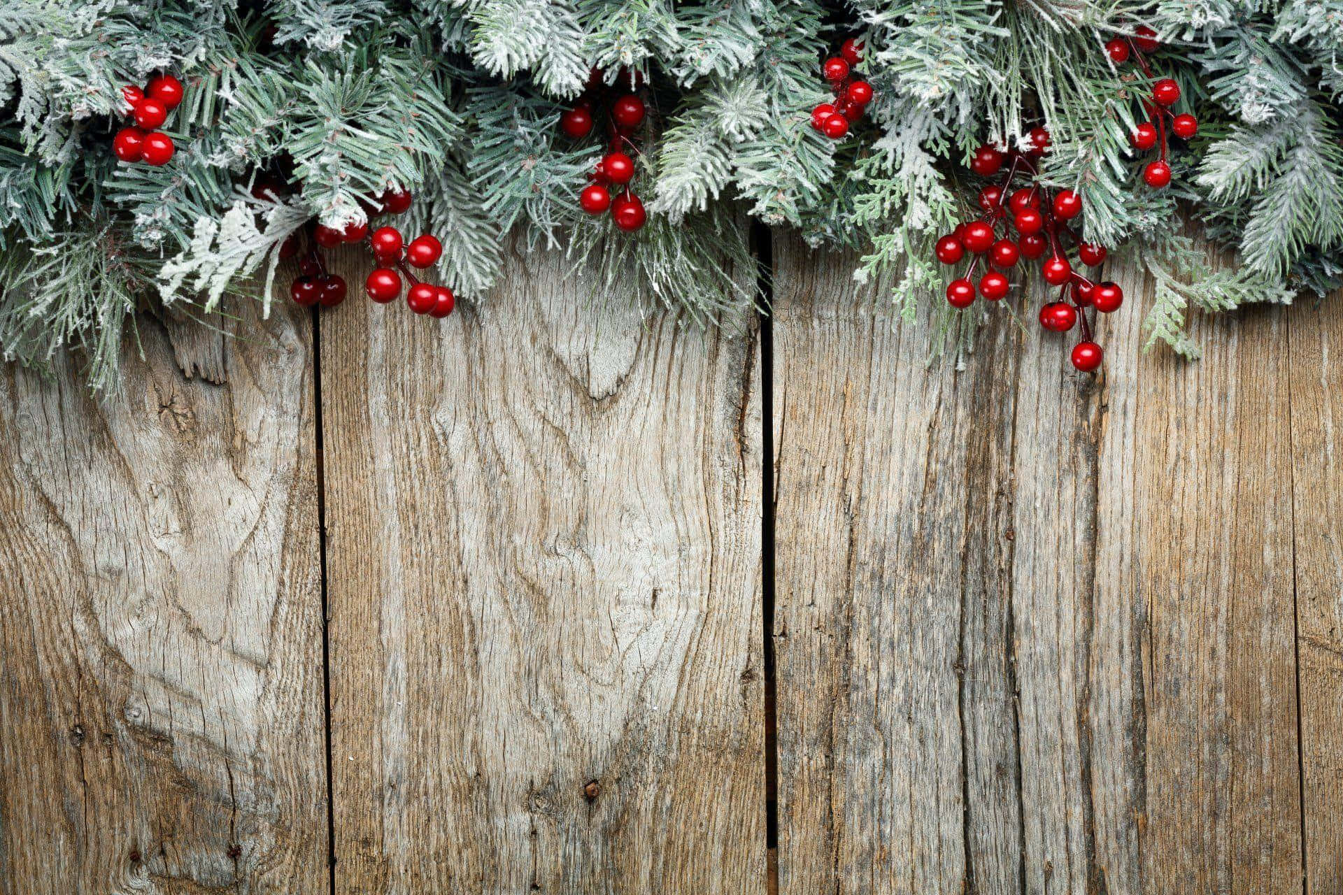 A Rustic Christmas Wallpaper