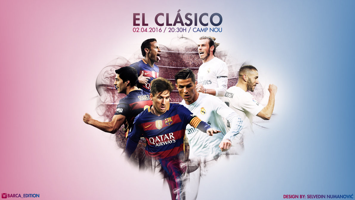 Fc Barcelona Real Madrid Cf HD Wallpaper Artwork Bale Barca