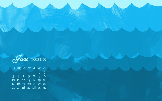June Desktop iPhone iPad Calendar Wallpaper
