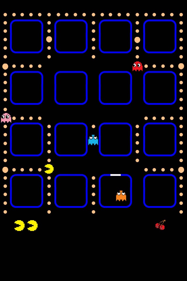 Old Pacman iPhone4 X iPhone Immagine Foto Wallpaper