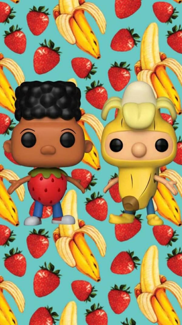 Hey Arnold Strawberry and Banana Wallpaper by Edgestudent21 on