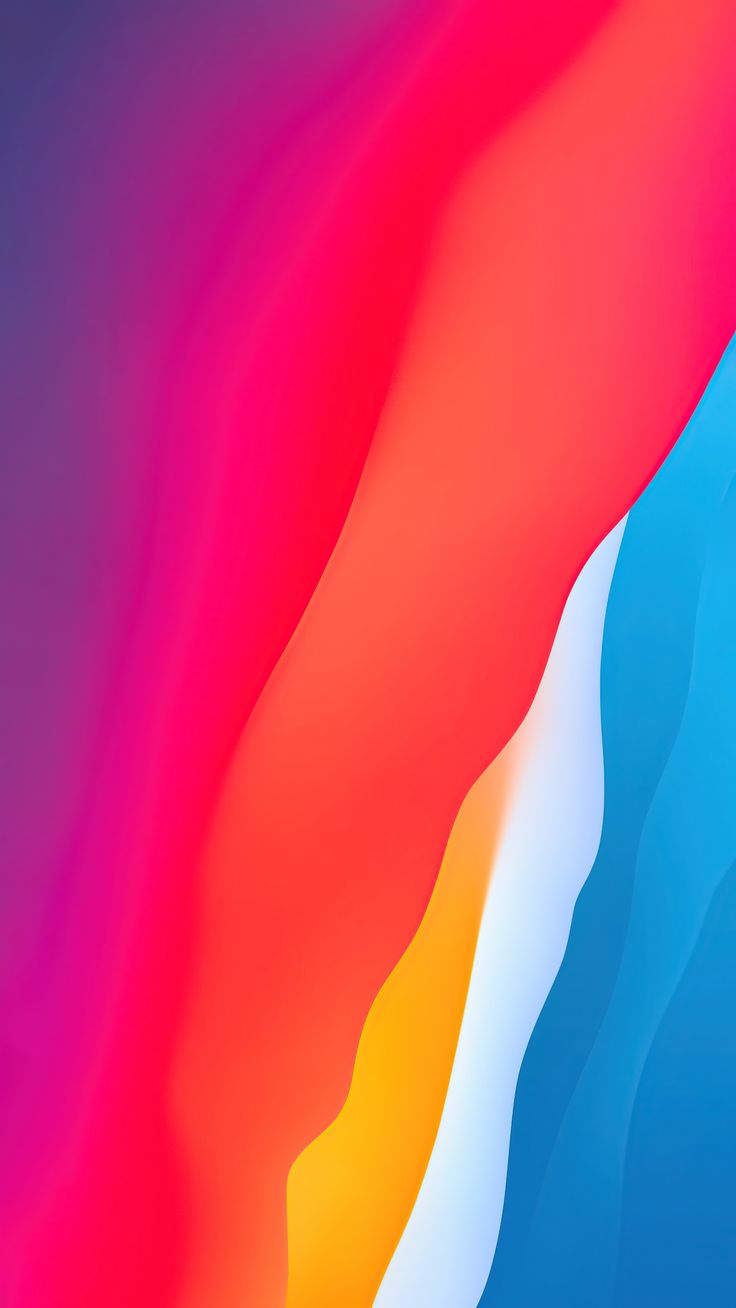 The Back Side Of An iPhone With Colorful Background Wallpaper