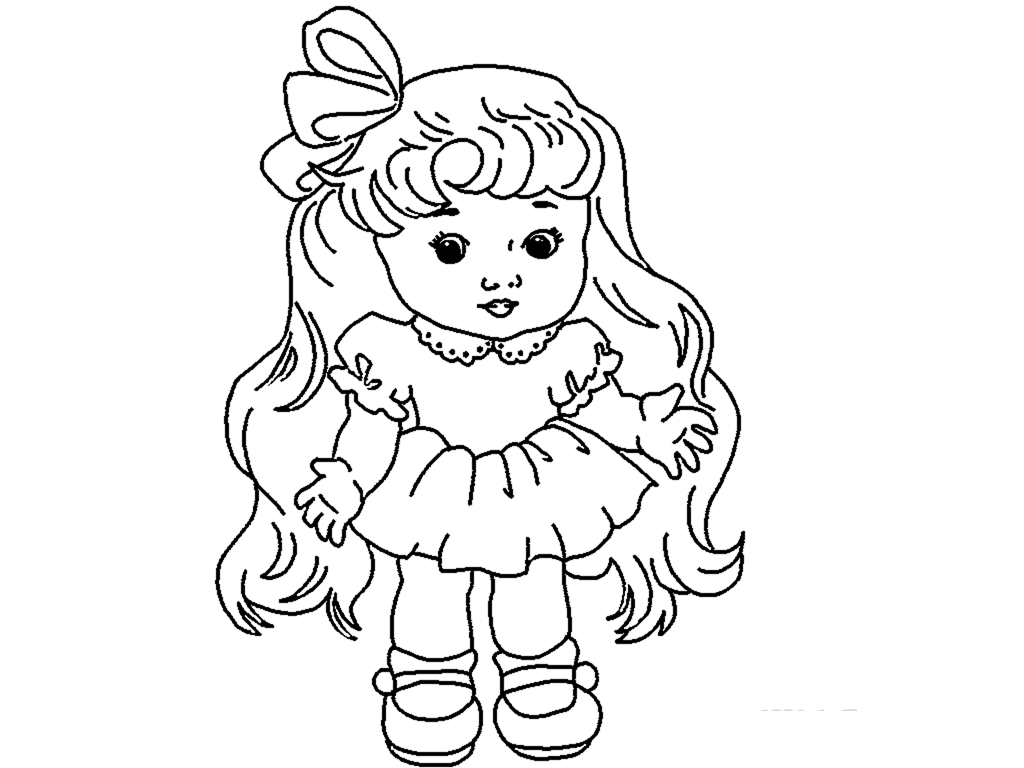 Free download Cute And Sweet Baby Doll Colour Drawing HD Wallpaper ...