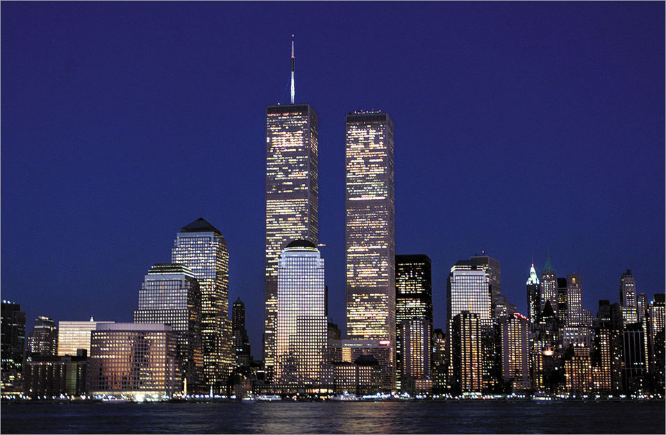 New York City Skyline With Twin Towers