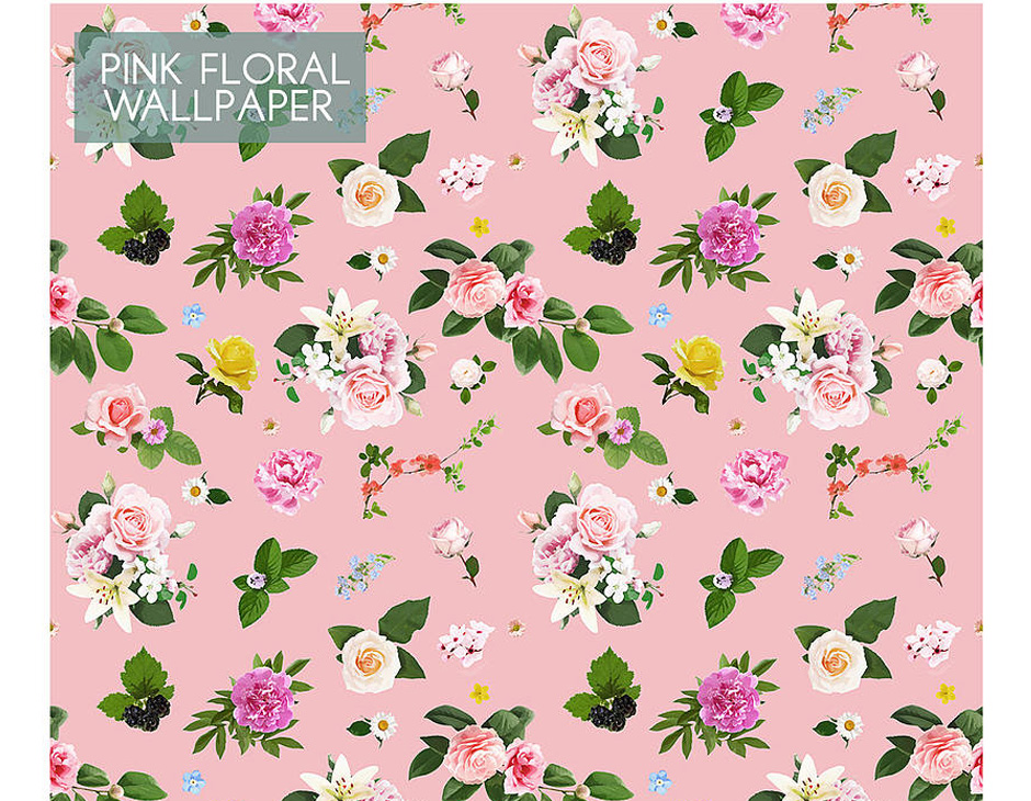 Floral Pattern Wallpaper